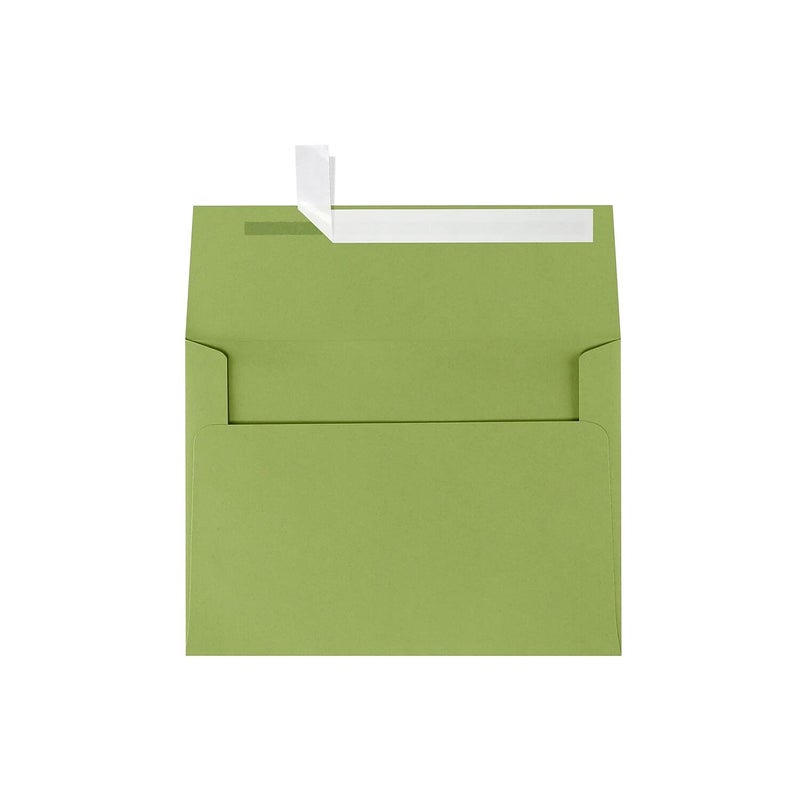 LUXPaper A7 Invitation Envelopes | Peel & Press | 5 1/4" x 7 1/4" | Citrus Yellow | 80lb. Text | 50 Qty - Image 2